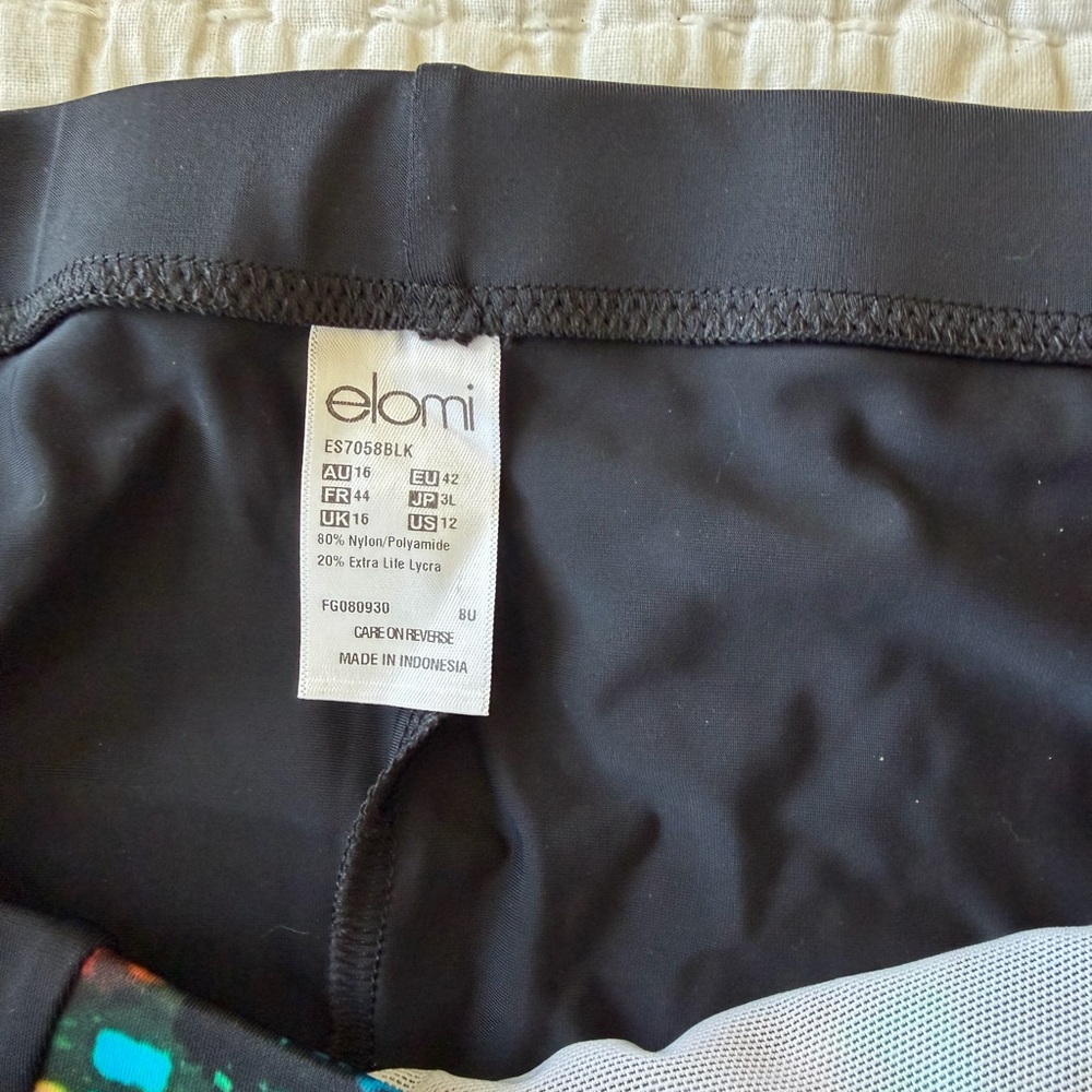NWT Elomi Swim 3 pc colorful bikinis with cup sized top, bottom and tankini - Picture 6 of 9